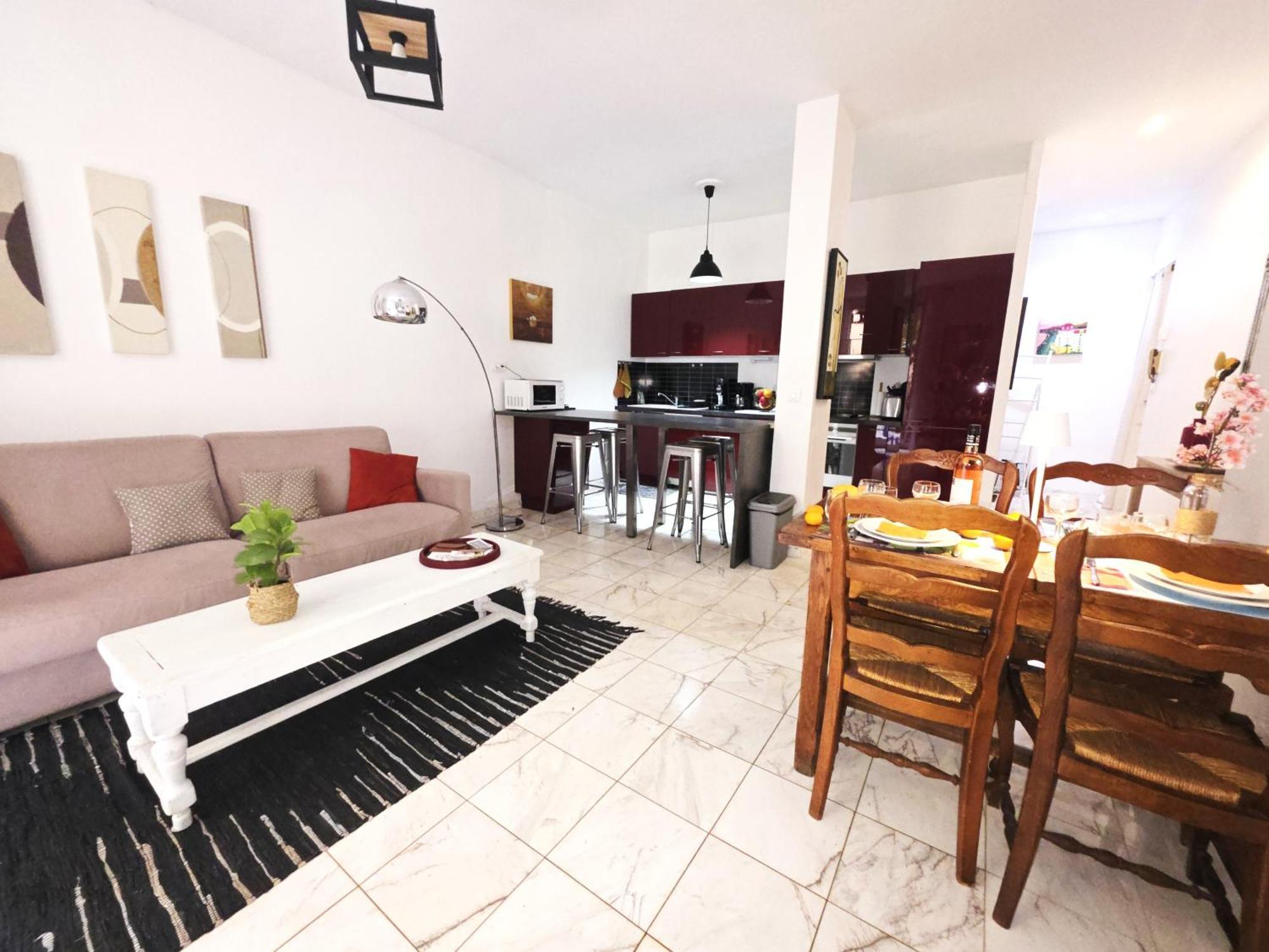 Leilighet La Palais Osiris Centre Jardin Wifi Clim Parking *